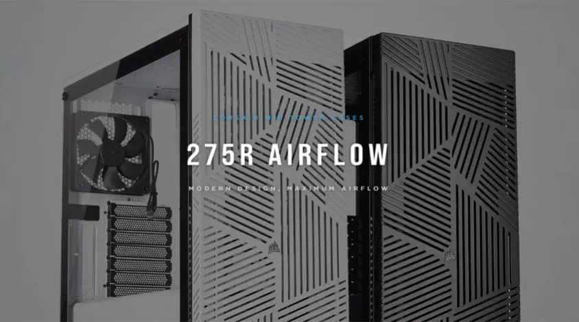 Corsair 275R Airflow CC-9011182-WW ATX Mid-Tower Gaming Kasa