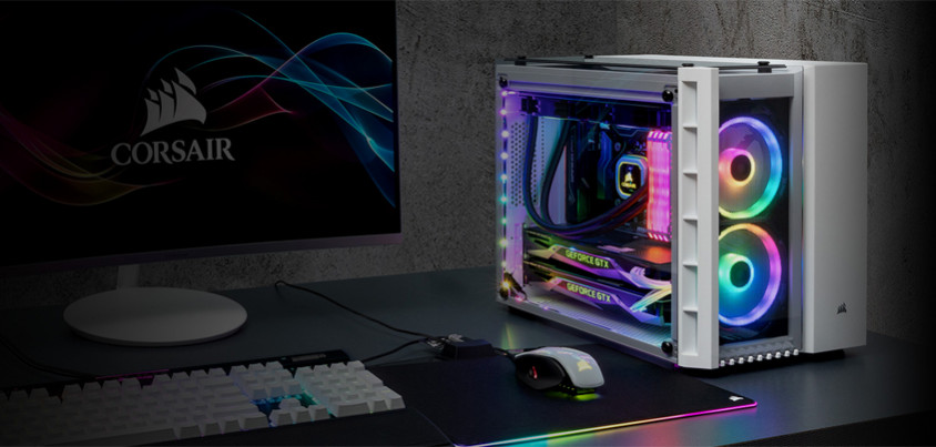 Corsair 280X Crystal Series RGB CC-9011135-WW Micro ATX Gaming Kasa