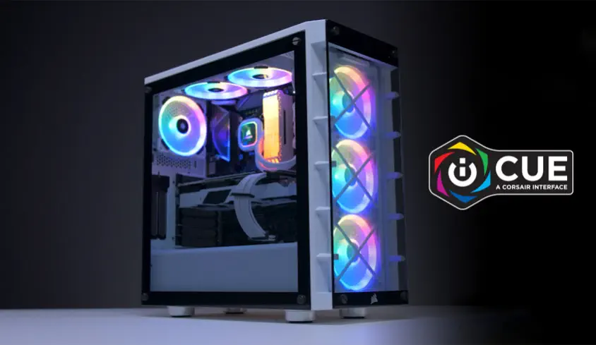 Corsair iCUE 465X RGB CC-9011189-WW ATX Mid-Tower Gaming Kasa