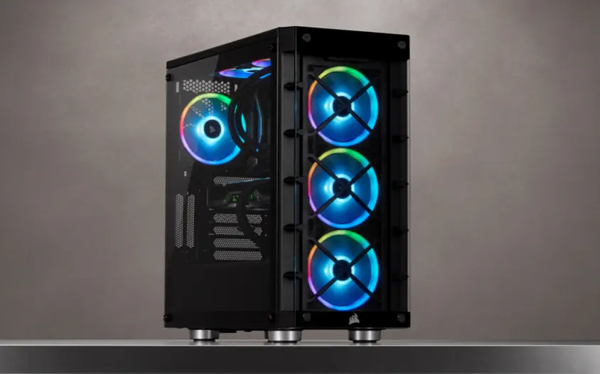 Corsair iCUE 465X RGB CC-9011188-WW ATX Mid-Tower Gaming Kasa