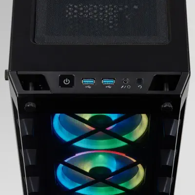 Corsair iCUE 465X RGB CC-9011188-WW ATX Mid-Tower Gaming Kasa