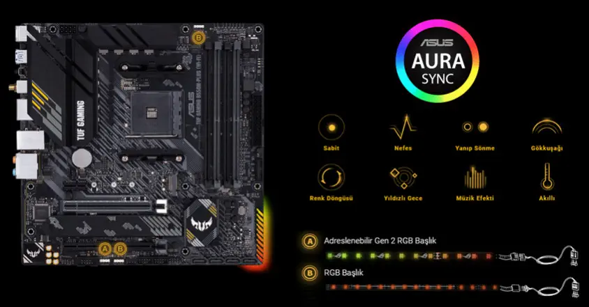 Asus TUF Gaming B550M-Plus (WI-FI) Gaming Anakart