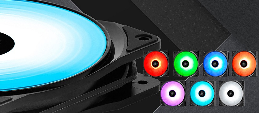 DEEPCOOL RF120 RGB LED 120mm Kasa Fanı