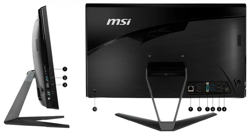 MSI Pro 22X AM-006XTR 21.5” Full HD All In One PC