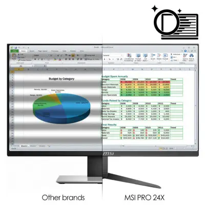 MSI Pro 24X 10M-042EU 23.8″ Full HD All In One PC