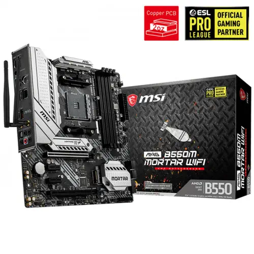 MSI MAG B550M MORTAR WIFI Gaming Anakart