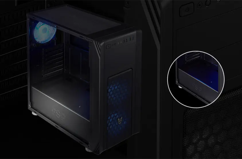 FSP CMT230 ATX Mid-Tower Gaming Kasa