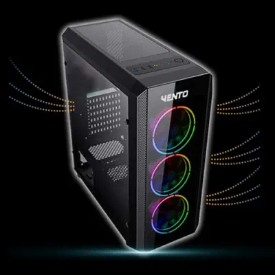 Vento VG04F+ 700W ATX Mid-Tower Gaming Kasa