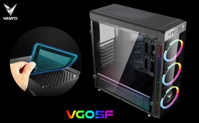 Asus Vento VG05F+ 700W ATX Mid-Tower Gaming Kasa