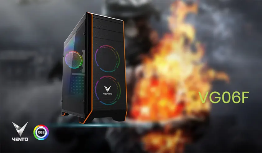 Vento VG06F+ 700W ATX Mid-Tower Gaming Kasa