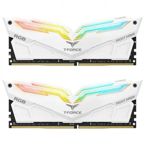 Team T-Force Night Hawk RGB 16GB DDR4 4000MHz Beyaz Gaming Ram