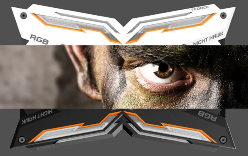 Team T-Force Night Hawk RGB 16GB DDR4 4000MHz Beyaz Gaming Ram