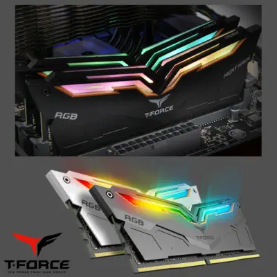 Team T-Force Night Hawk RGB 16GB DDR4 3600MHz Beyaz Gaming Ram