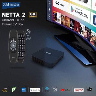 Goldmaster Netta 2 6K Android 9.0 Dream TV Box