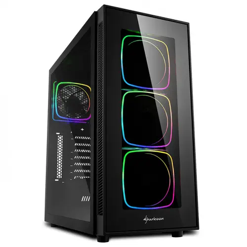 Sharkoon TG6-RGB ATX Mid-Tower Gaming Kasa