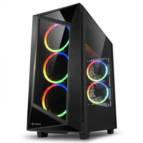 Sharkoon REV200 RGB ATX Mid-Tower Gaming Kasa