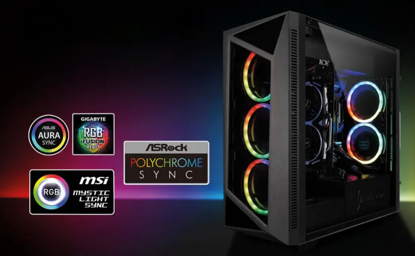 Sharkoon REV200 RGB ATX Mid-Tower Gaming Kasa