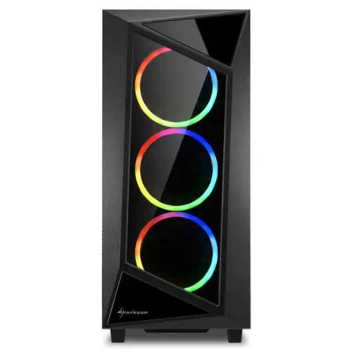 Sharkoon REV200 RGB ATX Mid-Tower Gaming Kasa