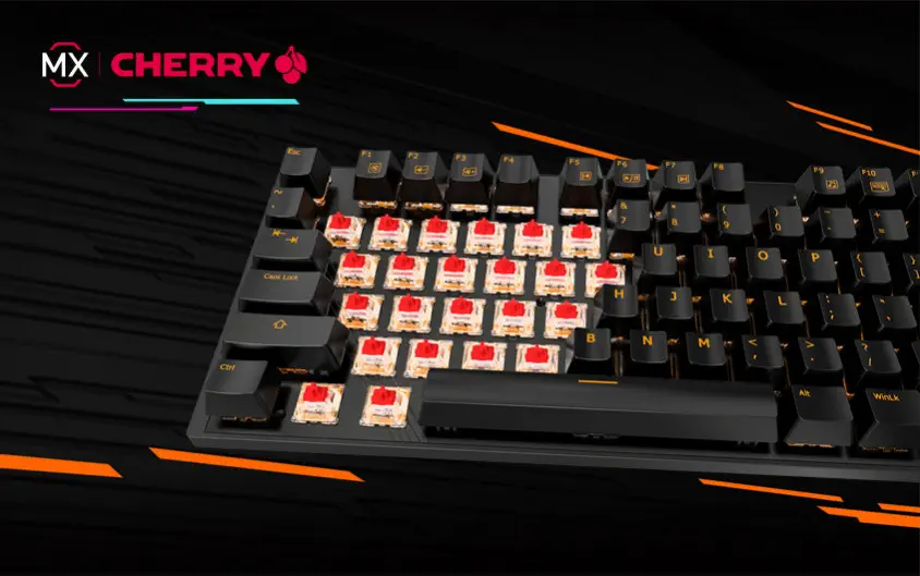 Gigabyte Aorus K1 Cherry MX Red Switch Mekanik Gaming Klavye