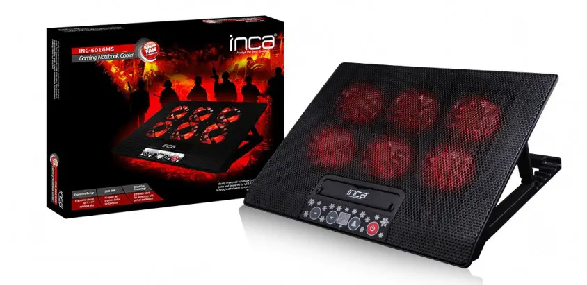 Inca INC-601GMS 6 Led Fanlı Notebook Soğutucu