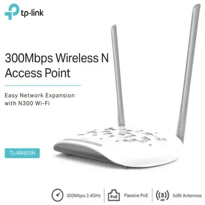 Tp-Link TL-WA801N 300Mbps Kablosuz N Access Point