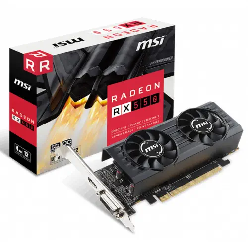 MSI AMD Radeon RX 550 4GT LP OC Gaming Ekran Kartı