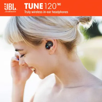 JBL Tune 120TWS Kablosuz Kulak İçi Bluetooth Kulaklık Siyah