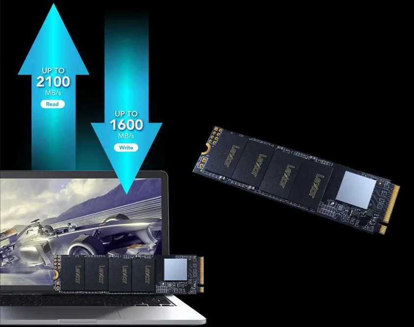 Lexar NM610 LNM610-250RB 250GB 2100/1200 MB/s NVMe PCIe M.2  SSD Disk