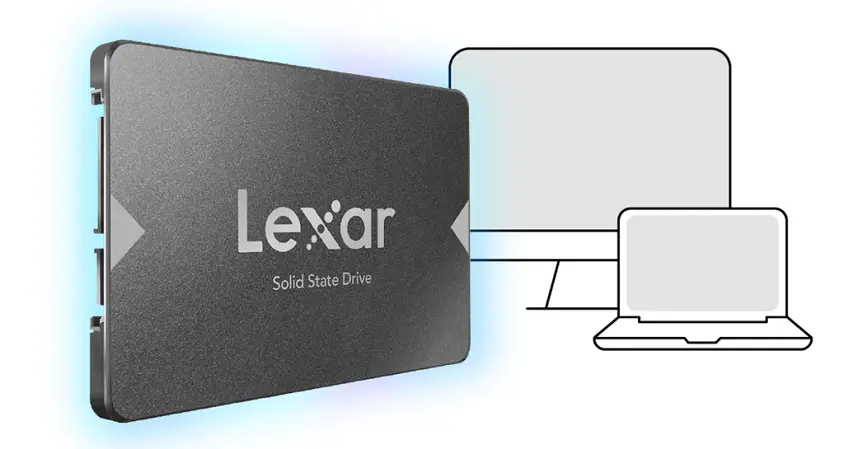 Lexar NS100 LNS100-128RB 128GB 520/440 MB/sn 2.5″ SSD Disk