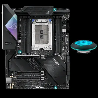Asus ROG STRIX TRX40-XE GAMING AMD TRX40 Soket sTRX4 DDR4 4666(O.C)Mhz ATX Gaming (Oyuncu) Anakart