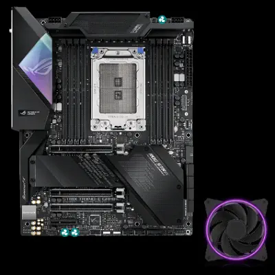 Asus ROG STRIX TRX40-XE GAMING AMD TRX40 Soket sTRX4 DDR4 4666(O.C)Mhz ATX Gaming (Oyuncu) Anakart 