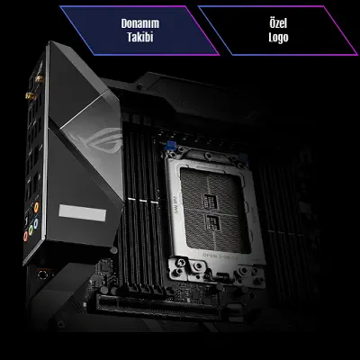 Asus ROG STRIX TRX40-XE GAMING AMD TRX40 Soket sTRX4 DDR4 4666(O.C)Mhz ATX Gaming (Oyuncu) Anakart