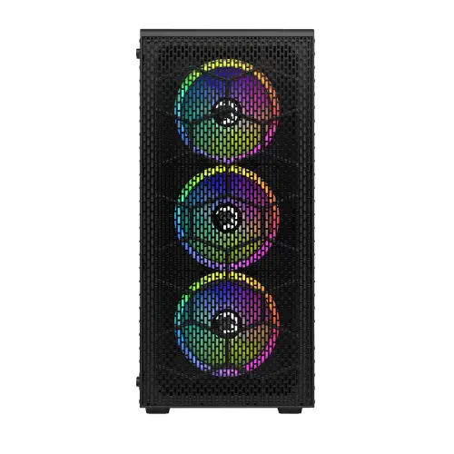 GamePower Horizon Gaming MESH Panel 550W 80+ Bronze Dahili PSU 4*120mm RGB Fan RGB Kontrolcü ve Uzaktan Kumanda