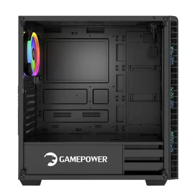 GamePower Horizon Gaming MESH Panel 750W 80+ Bronze Dahili PSU 4*120mm RGB Fan RGB Kontrolcü ve Uzaktan Kumanda