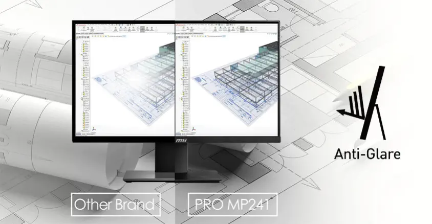 MSI Pro MP241 23.8″ IPS Full HD Monitör