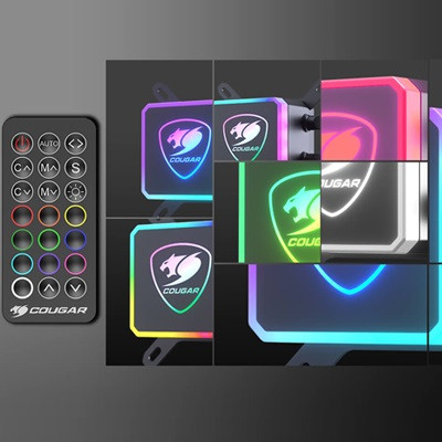 Cougar AQUA 360 Li Rgb 3xFan Sıvı Cpu Soğutucusu CGR-AQUA 360