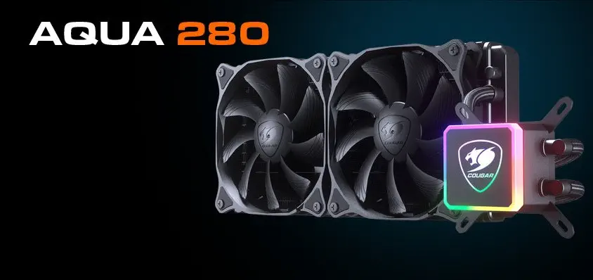 Cougar AQUA 280 CGR-AQUA-280 RGB 2 x Fan Sıvı CPU Soğutucusu 