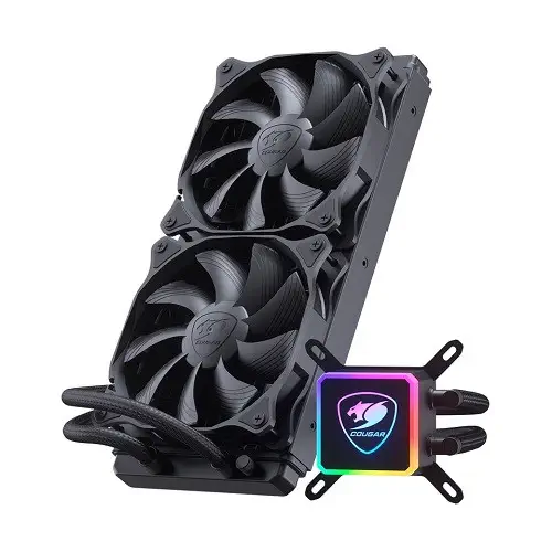 Cougar AQUA 280 CGR-AQUA-280 RGB 2 x Fan Sıvı CPU Soğutucusu 