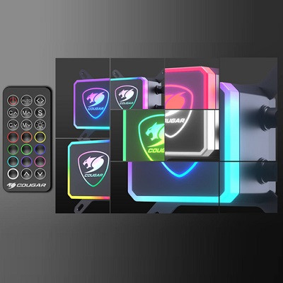 Cougar AQUA 120 CGR-AQUA-120 RGB 1 x Fan Sv CPU Soutucusu 