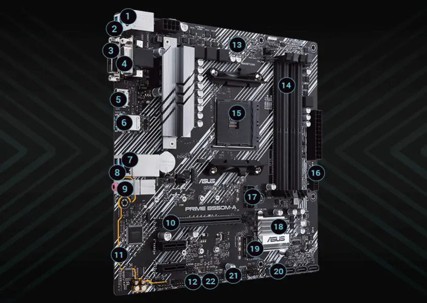 ASUS Prime B550M-A Gaming Anakart