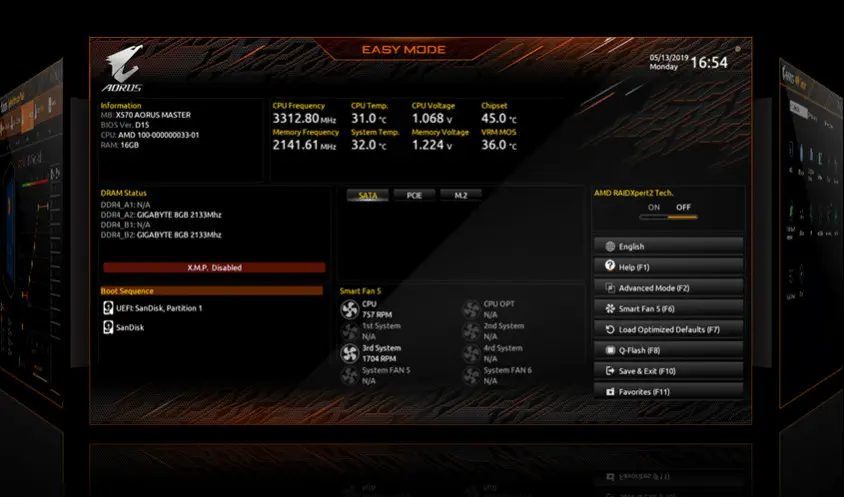 Gigabyte B550 AORUS PRO AC Gaming Anakart