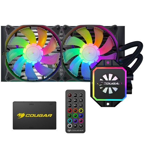 Cougar Helor 240 RL-HLR240-V1 RGB 2 x Fan Sıvı CPU Soğutucusu 