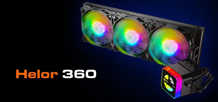 Cougar Helor 360 RL-HLR360-V1 RGB 3 x Fan  Sıvı İşlemci Soğutucusu  