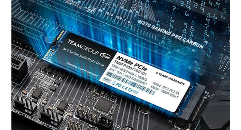 Team MP34 TM8FP4256G0C101 256GB NVMe PCIe M.2 SSD Disk