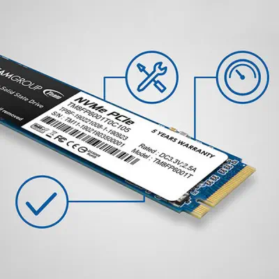 Team MP33 1TB NVMe PCIe M.2 SSD Disk