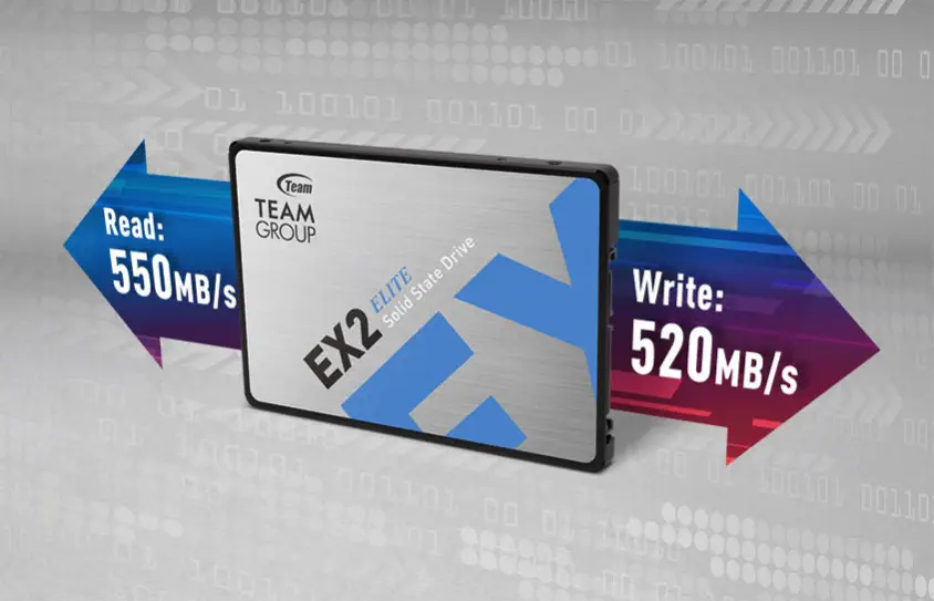 Team EX2 T253E2001T0C101 1TB 2,5″ SATA 3 SSD Disk