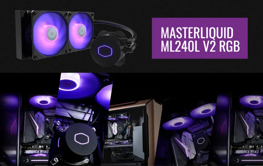 Cooler Master MasterLiquid ML240L V2 RGB MLW-D24M-A18PC-R2 İşlemci Sıvı Soğutucu