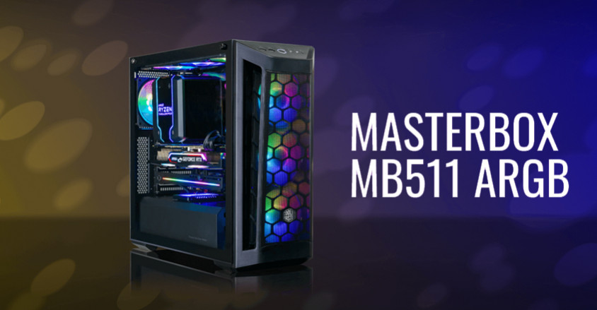 Cooler Master MasterBox MB511 ARGB MCB-B511D-KGNB65-RGA Mid-Tower Gaming Kasa