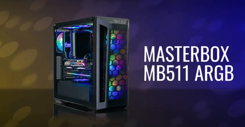 Cooler Master MasterBox MB511 ARGB MCB-B511D-KGNB65-RGA Mid-Tower Gaming Kasa