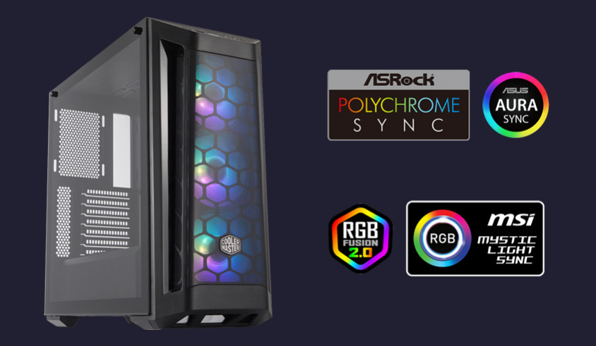 Cooler Master MasterBox MB511 ARGB MCB-B511D-KGNB65-RGA Mid-Tower Gaming Kasa